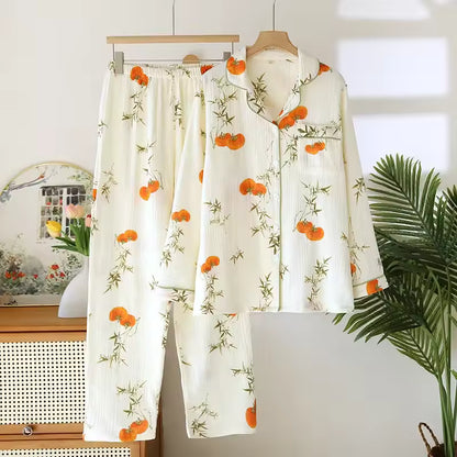Grace Pyjama-Set aus reiner Baumwolle