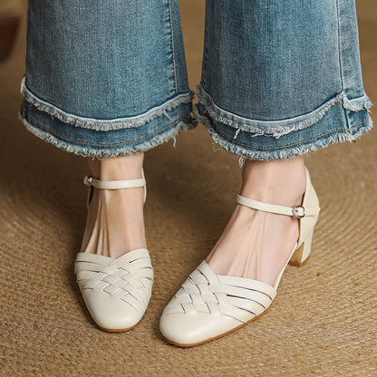 Evora Pumps aus echtem Leder