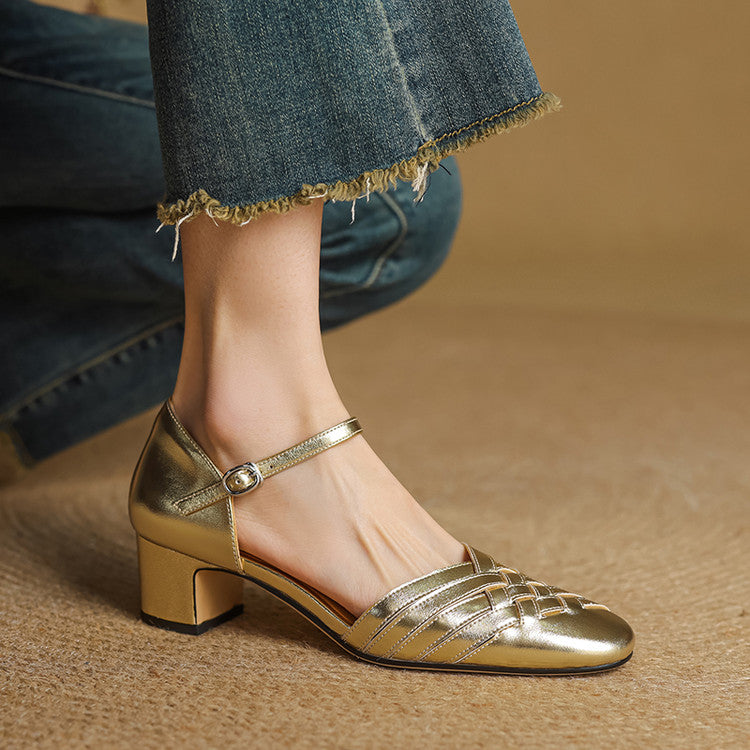 Evora Pumps aus echtem Leder