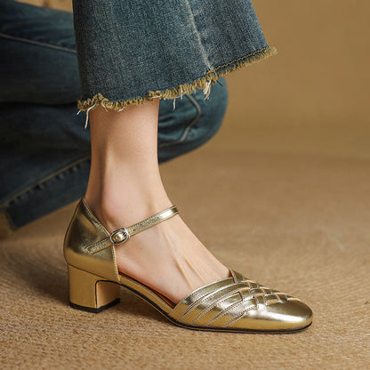 Evora Pumps aus echtem Leder