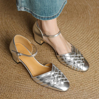 Evora Pumps aus echtem Leder