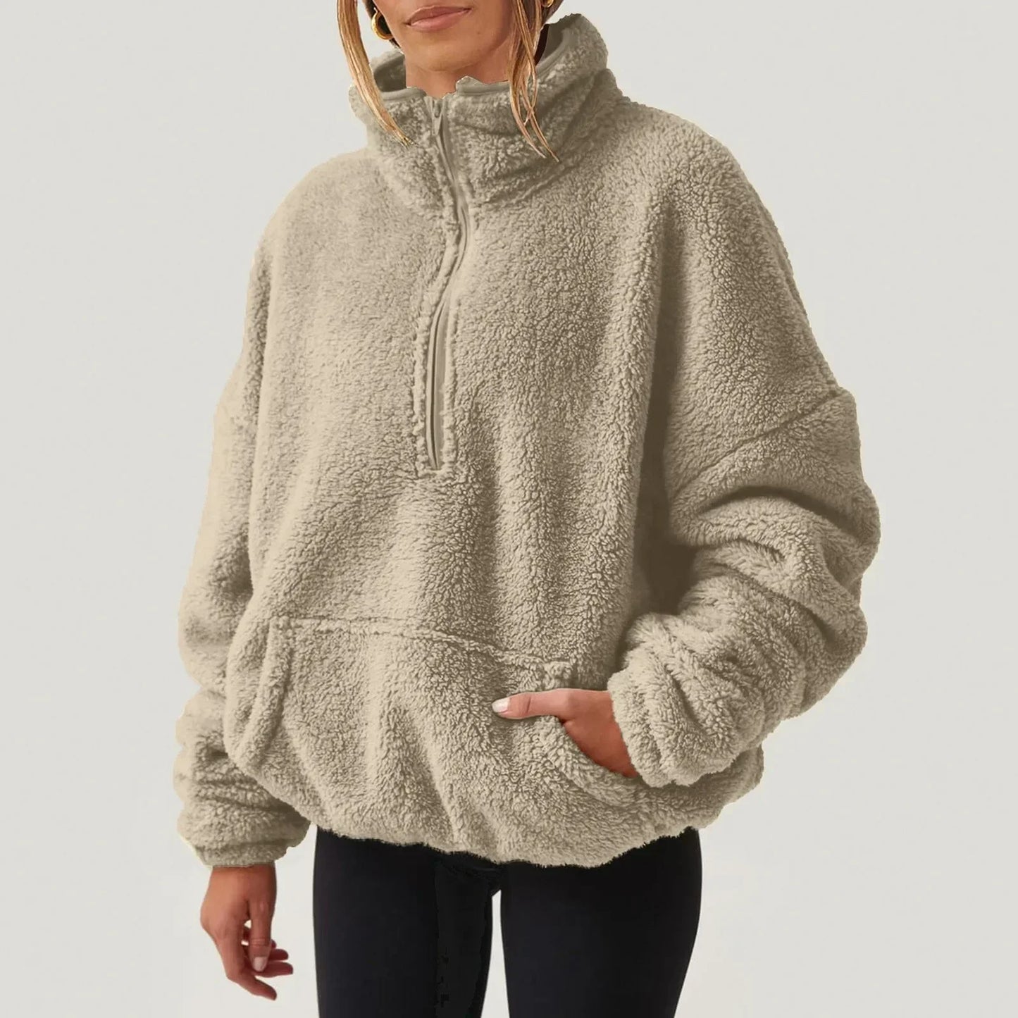 Sierra Pullover mit halbem Reißverschluss