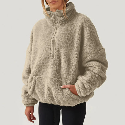 Sierra Pullover mit halbem Reißverschluss