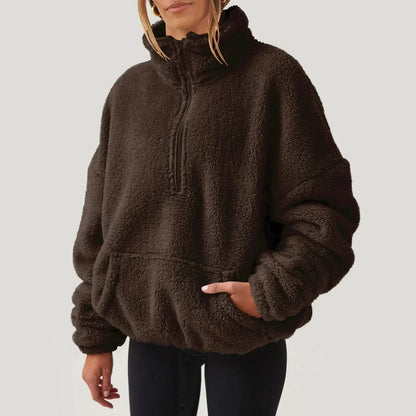 Sierra Pullover mit halbem Reißverschluss