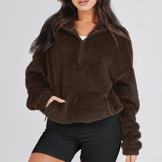 Sierra Pullover mit halbem Reißverschluss
