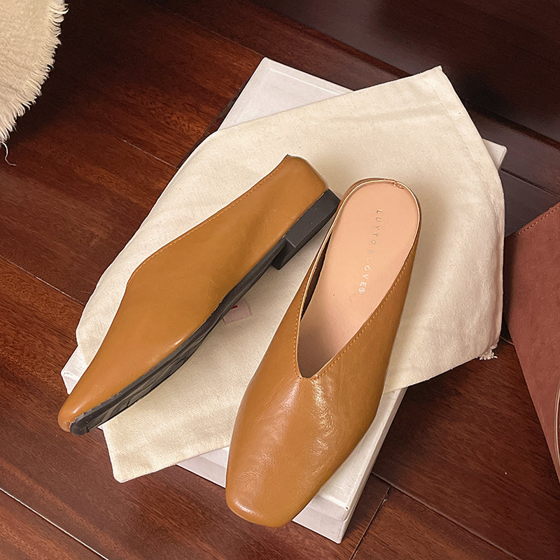 Vale Flache Lederschuhe