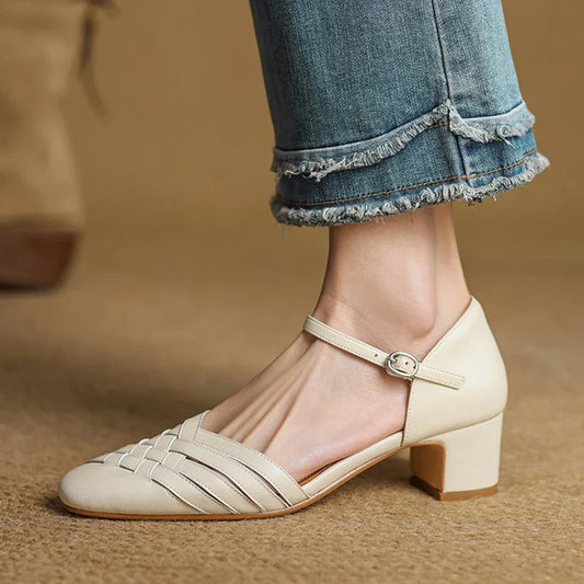 Evora Pumps aus echtem Leder