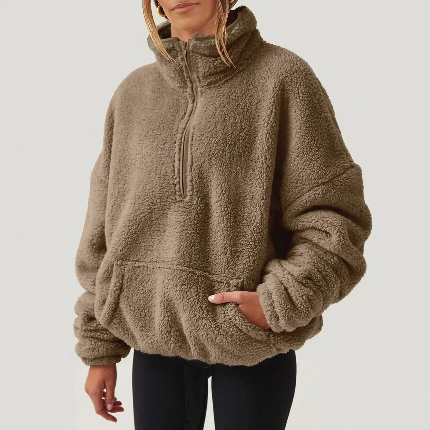Sierra Pullover mit halbem Reißverschluss