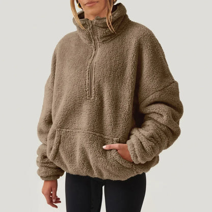 Sierra Pullover mit halbem Reißverschluss
