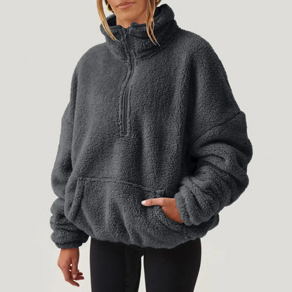 Sierra Pullover mit halbem Reißverschluss