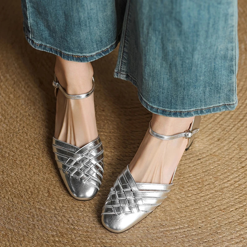Evora Pumps aus echtem Leder
