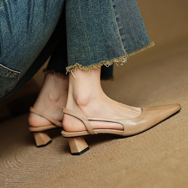 Rivelle Pumps aus echtem Leder