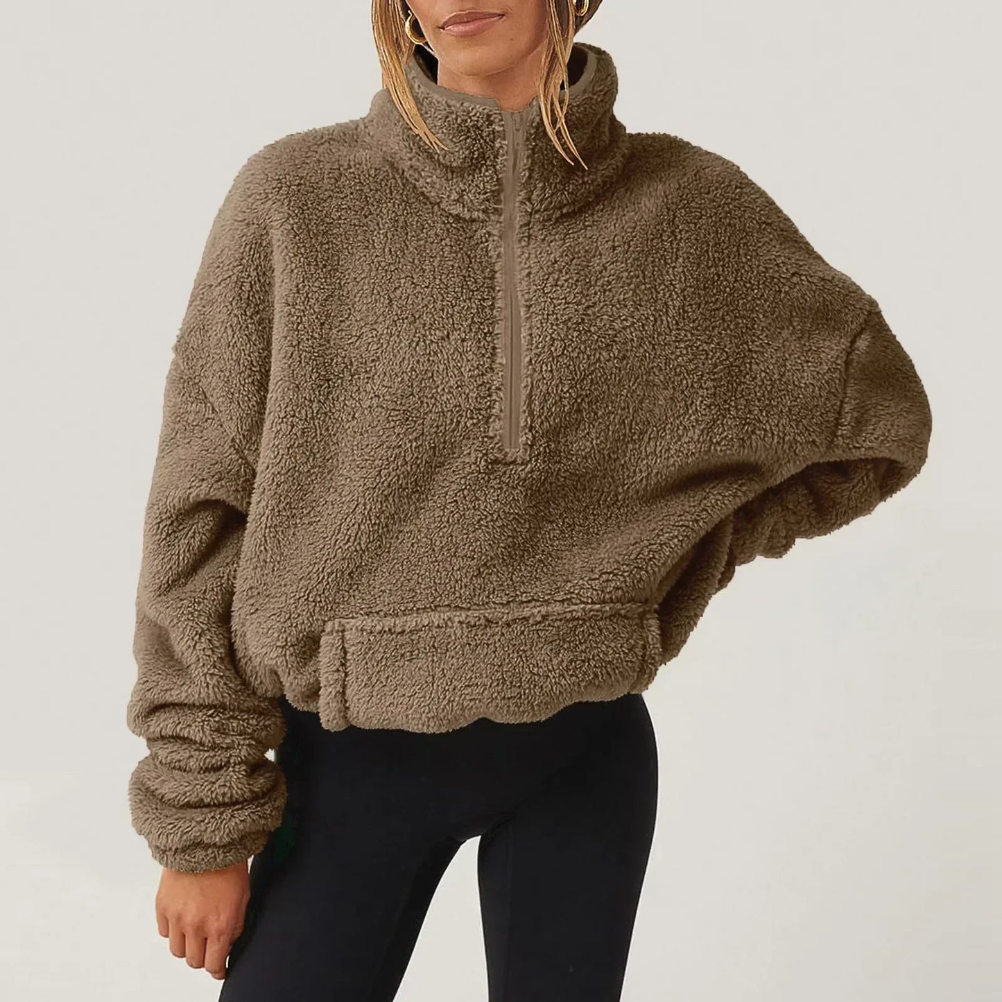 Sierra Pullover mit halbem Reißverschluss