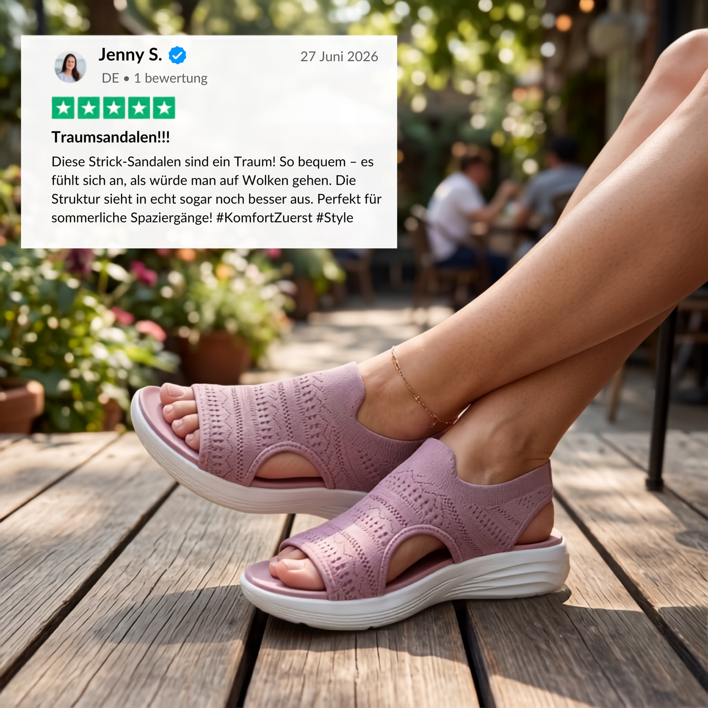 Vellora Bequeme Orthopädische Sandalen