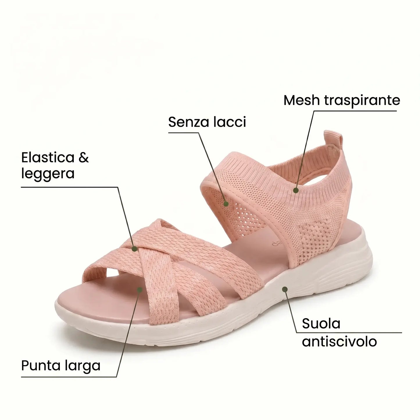 ErgoVita Orthopädische Komfort-Sandalen