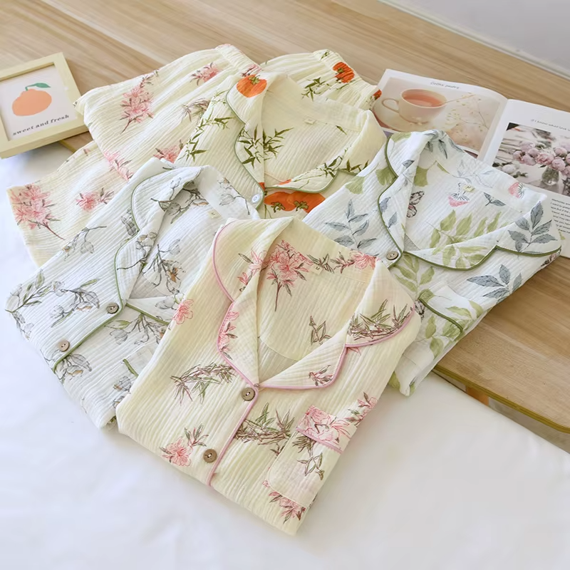 Grace Pyjama-Set aus reiner Baumwolle